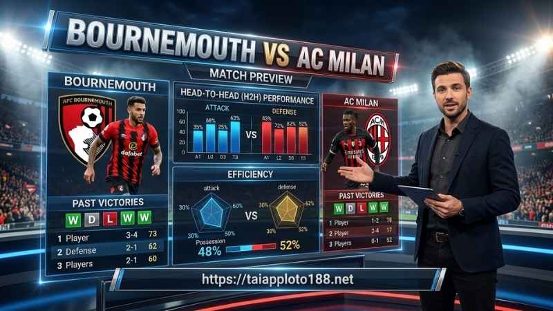 Tổng Quan Trận Đấu Bournemouth Vs AC Milan